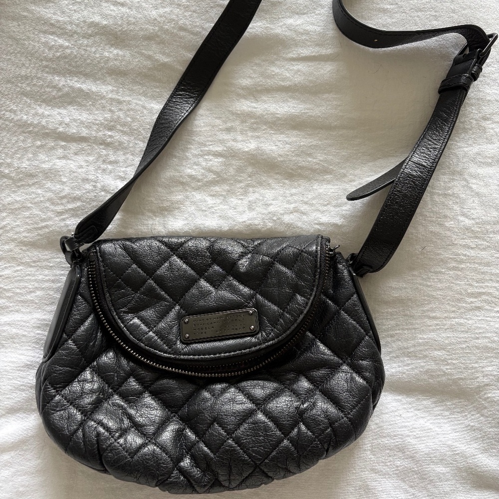 Marc Jacobs Quilted Black Leather Purse